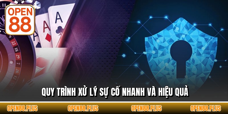 Quy trình xử lý sự cố nhanh và hiệu quả